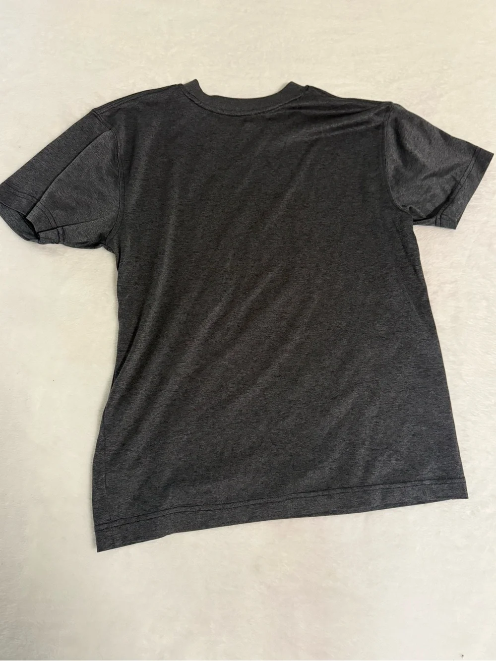 adidas Charcoal T‑Shirt with Orange SF Logo MLB Graphic T Shirt Youth Medium